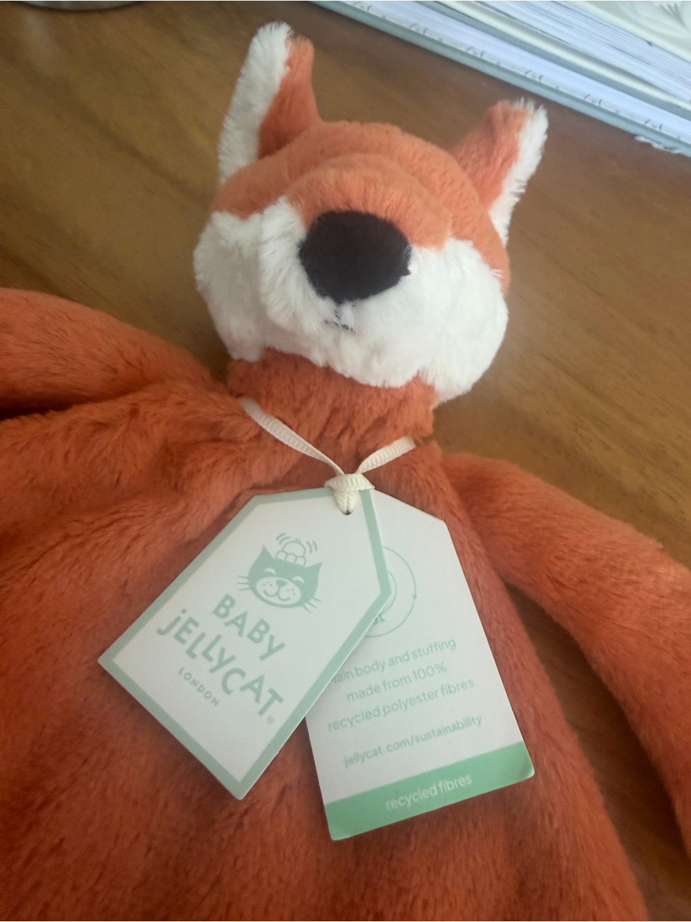 Jellycat Orange and White Fox Plush
